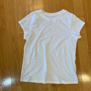 Plain white tee